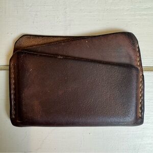 Brown Leather Card Holder
